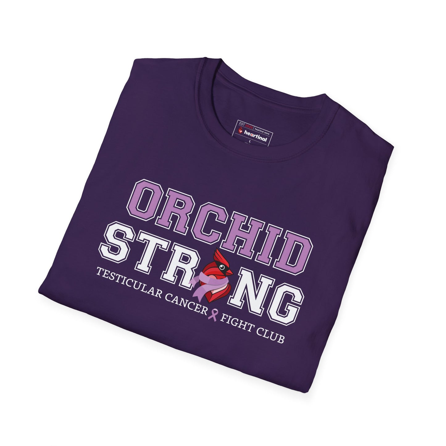 Orchid Strong T-Shirt — Testicular Cancer Fight Club Awareness Tee