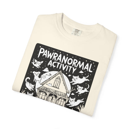 "Pawranormal Activity" Dog T-Shirt - Haunted House Fun Graphic Tee