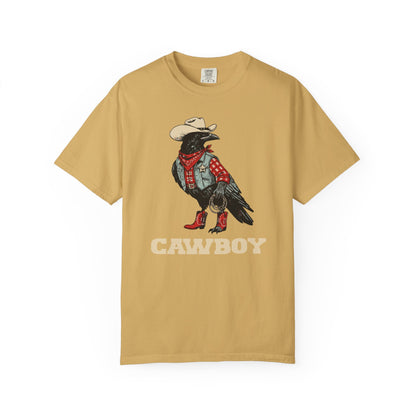 "Cawboy" Couples Tee — Western Crow Cowboy Graphic T-Shirt