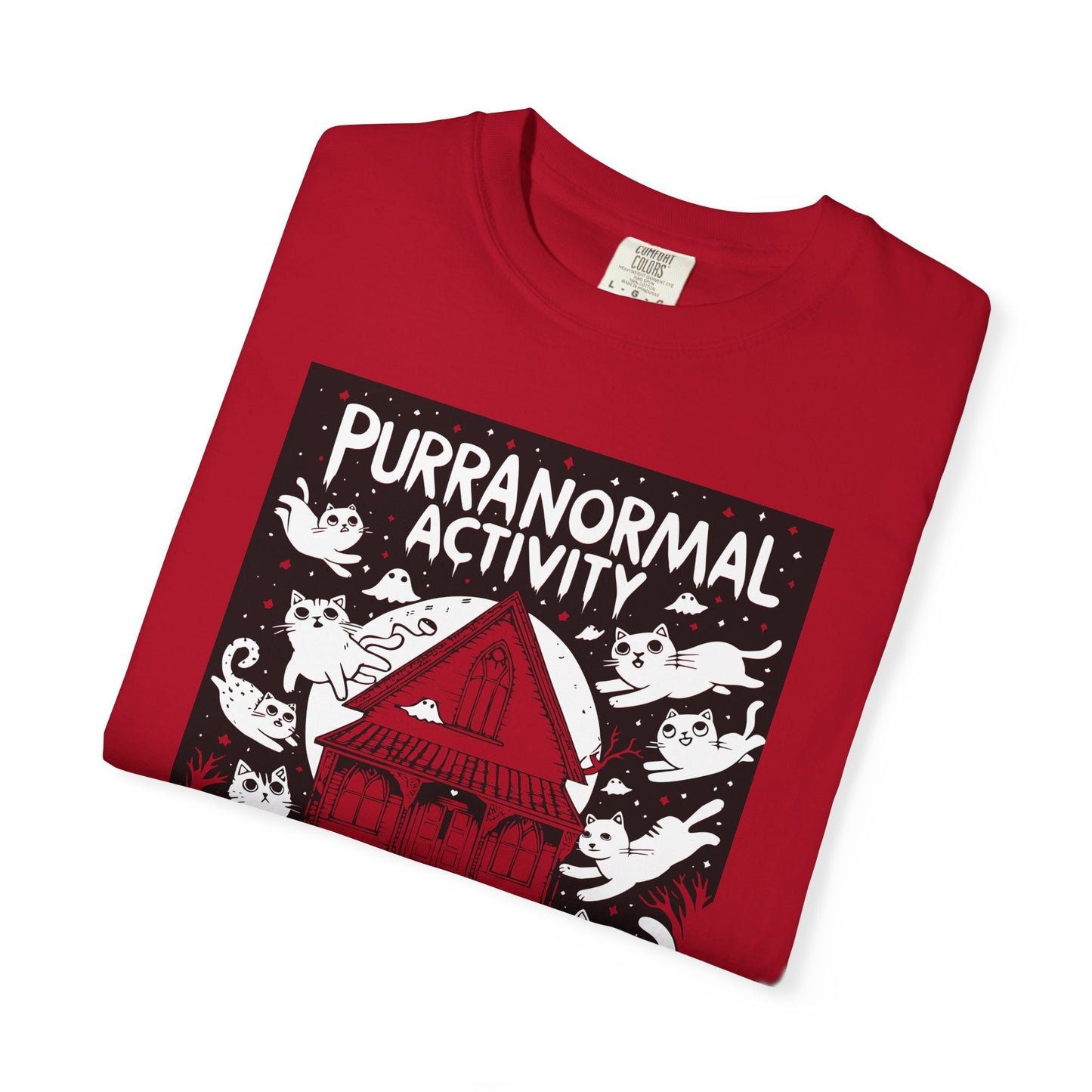"Purranormal Activity" Cat T-Shirt — Spooky Paranormal Cat Lovers Graphic Tee