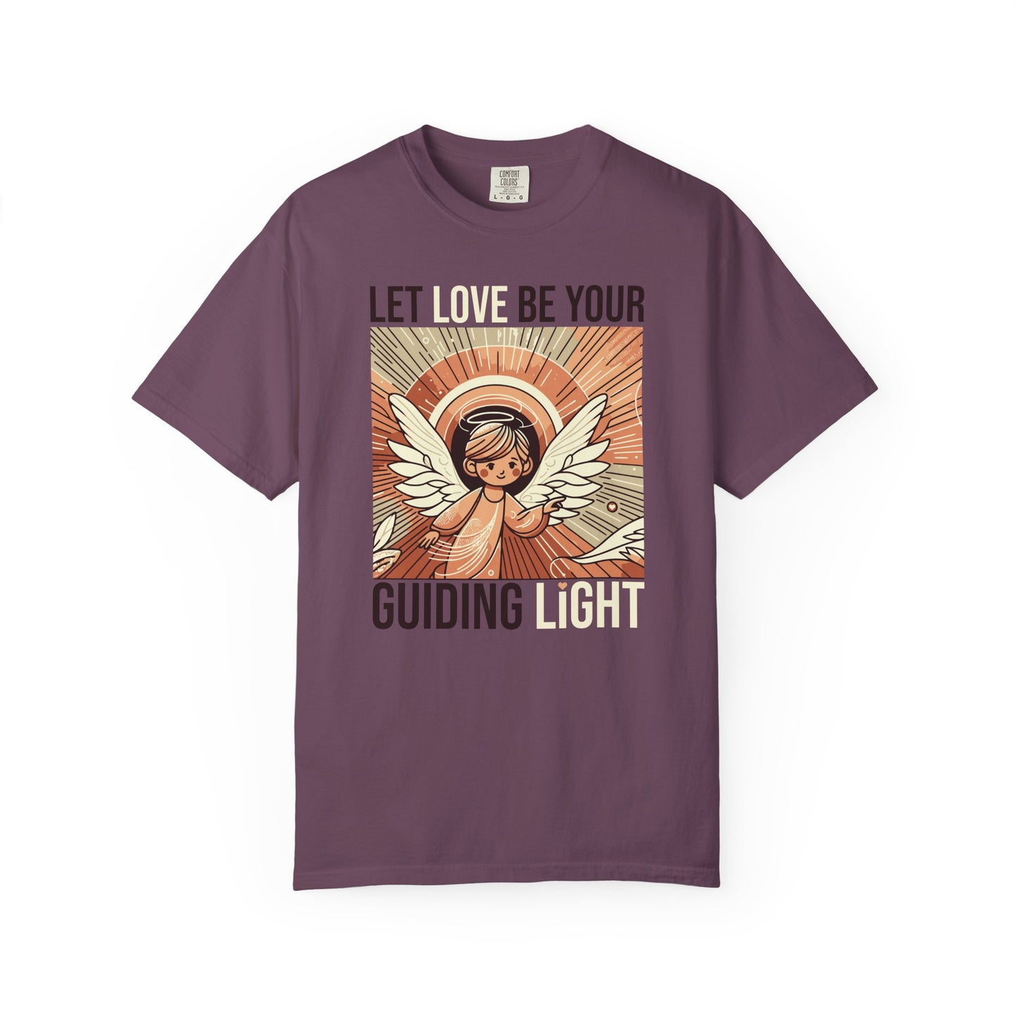 Let Love Be Your Guiding Light T-Shirt — Angelic Inspirational Graphic Tee