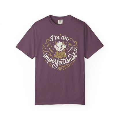 "I'm an Imperfectionist" Graphic T-Shirt — Retro Cute Self-Love Funny Imp Tee