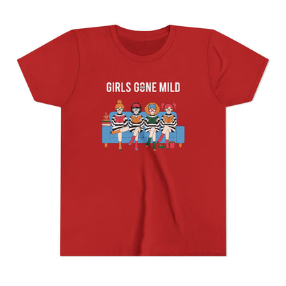 "Girls Gone Mild" Youth Tee – Cute Reading Club Graphic T-Shirt