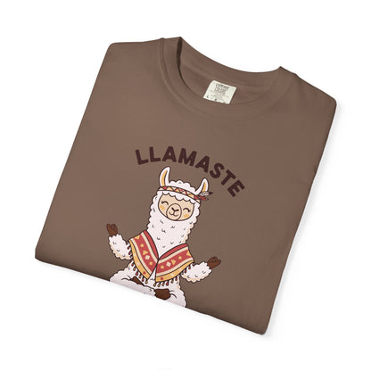 Llamaste Yoga Llama T-Shirt — Funny Meditation Unisex Tee