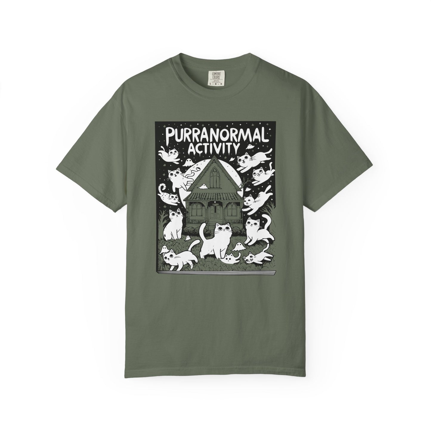 "Purranormal Activity" Cat T-Shirt — Spooky Paranormal Cat Lovers Graphic Tee