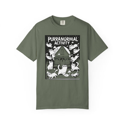 "Purranormal Activity" Cat T-Shirt — Spooky Paranormal Cat Lovers Graphic Tee