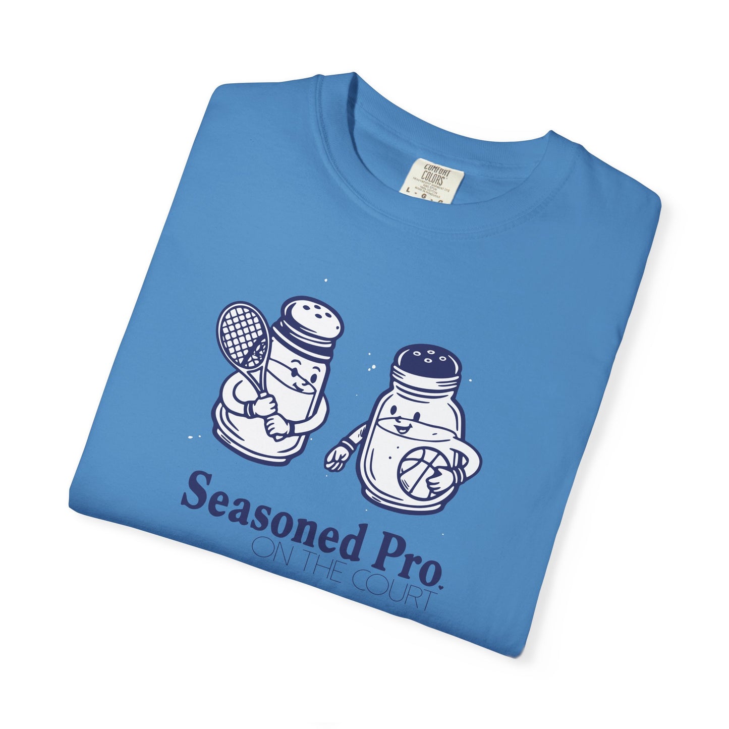 "Seasoned Pro on the Court" T-Shirt — Cute Salt & Pepper Shakers Athletic Graphic Tee