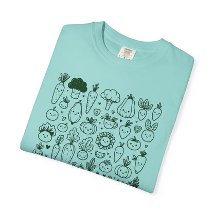 "Locally Grown: Plant Based & Good Taste" T-Shirt — Organic Vegan Farmer Garden Tee