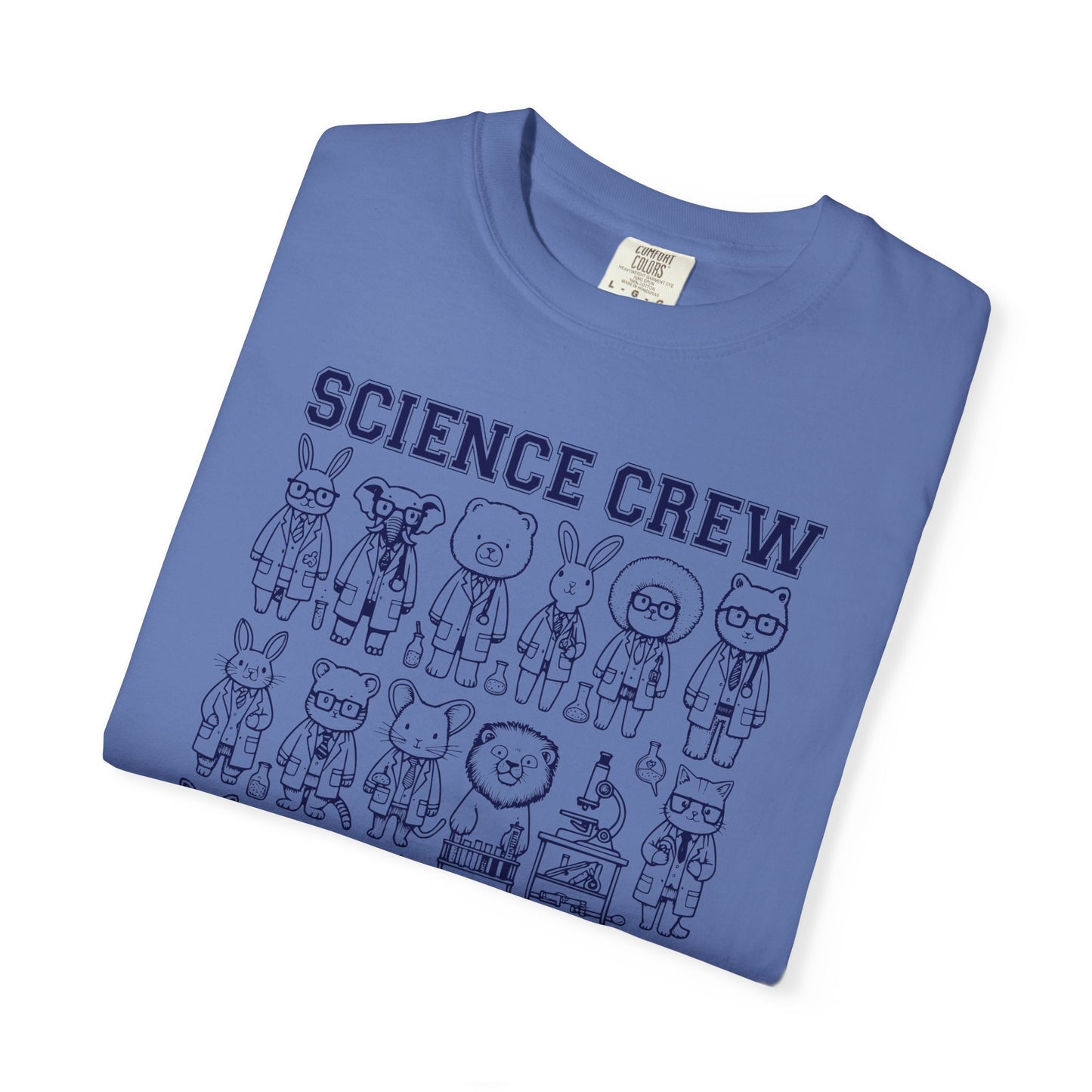 "Science Crew: Class of CO₂" T-Shirt - Cartoon Chemistry Cute Animal Tee