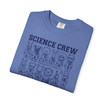 "Science Crew: Class of CO₂" T-Shirt - Cartoon Chemistry Cute Animal Tee