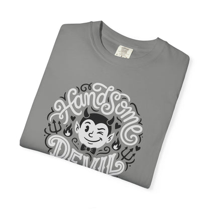 "Handsome Devil" Graphic T-Shirt — Cute Retro Devil Illustration Tee