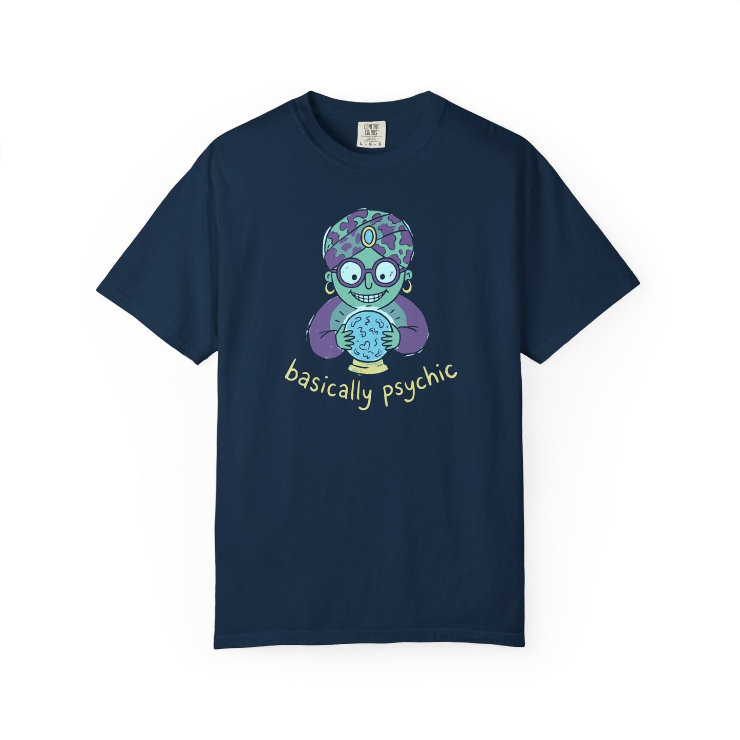 "Basically Psychic" T-Shirt - Cute Fortune Teller Graphic Tee