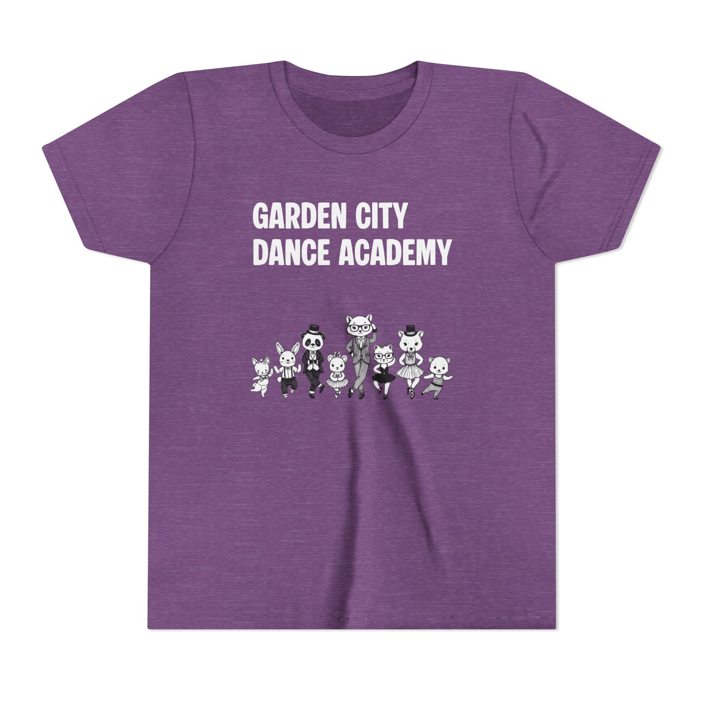 "Garden City Dance Academy" Youth Tee — Kids Dance Club Cartoon Dancers T-Shirt