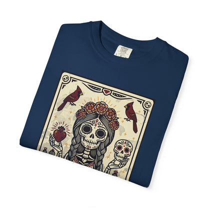 "La Muerte Amada" T-Shirt — Day of the Dead Skull Art Tee