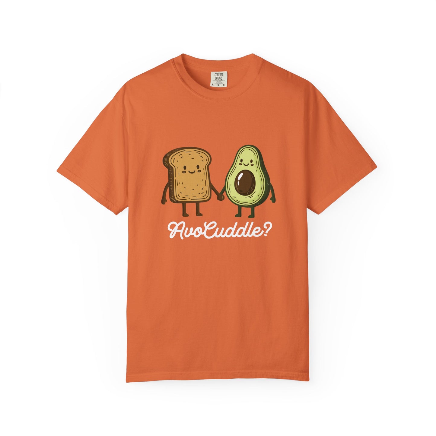 "AvoCuddle?" T-Shirt - Cute Avocado & Toast Couple Tee