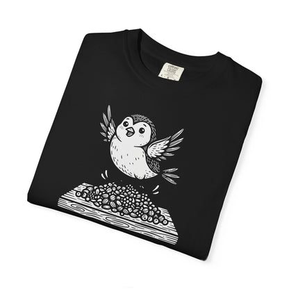 "Seed Me" Bird Watching T-Shirt - Funny Birder Gift - Bird Lover Humor