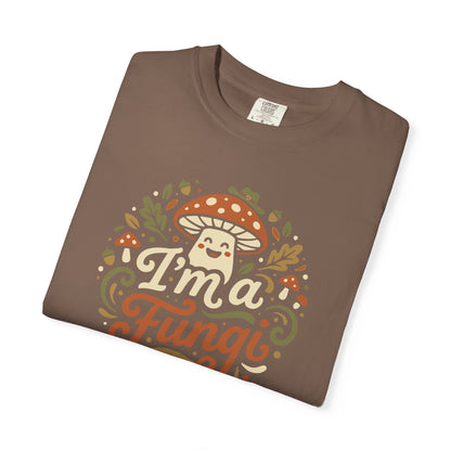 "I'm a Fungi" T-Shirt — Cute Mushroom Graphic Tee for Nature Lovers