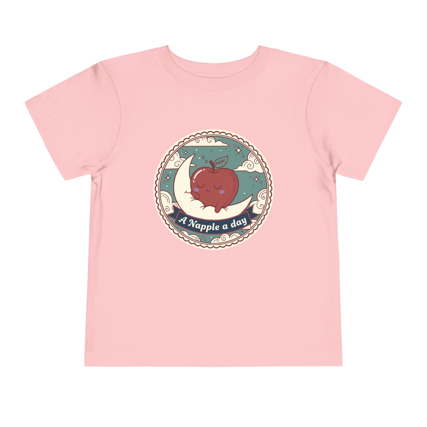 “A Napple a Day” Toddler Tee — Cute Apple Nap Graphic Kids Shirt