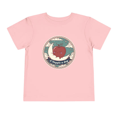 “A Napple a Day” Toddler Tee — Cute Apple Nap Graphic Kids Shirt
