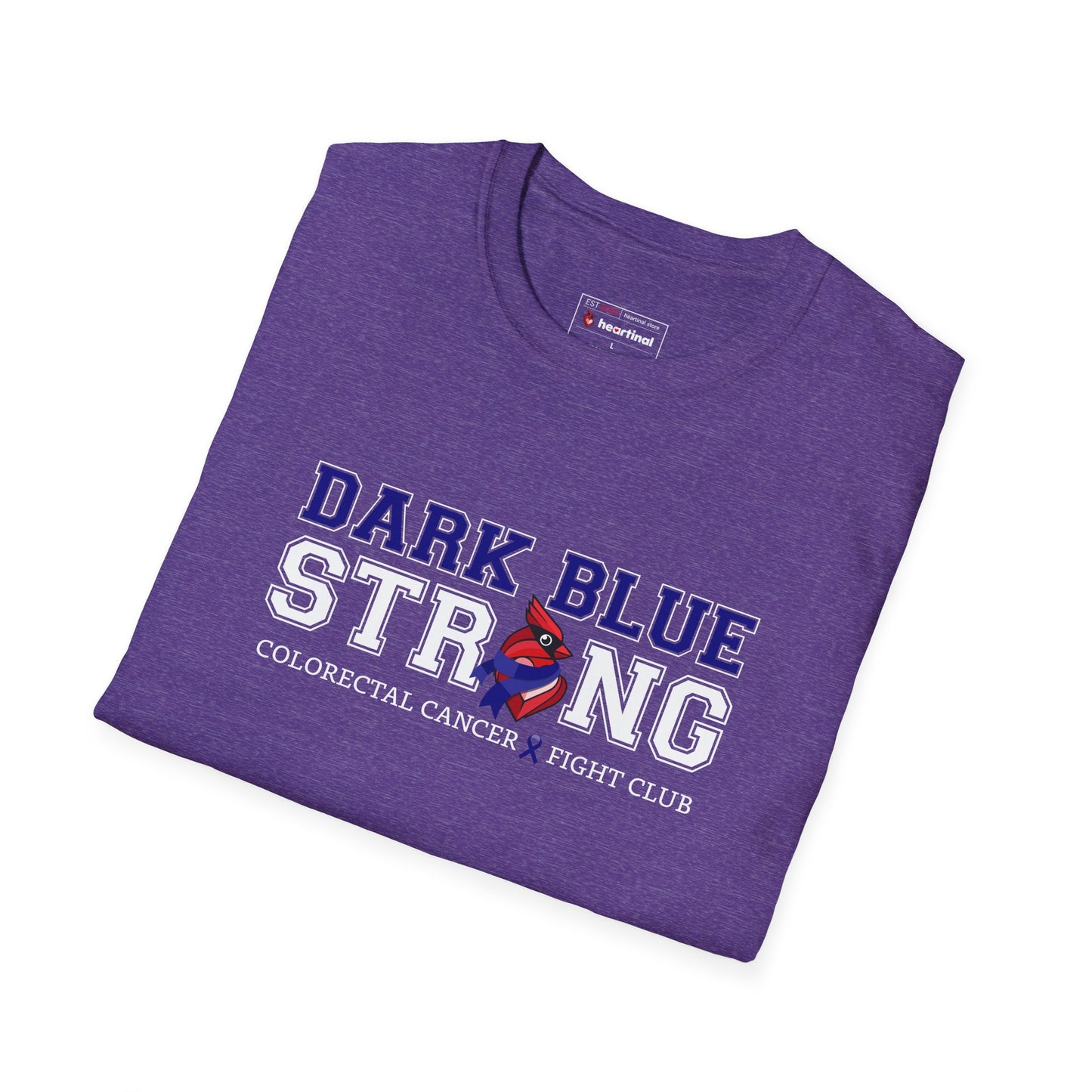 Dark Blue Strong T-Shirt — Colorectal Cancer Awareness Support Tee