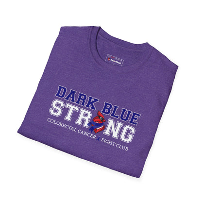 Dark Blue Strong T-Shirt — Colorectal Cancer Awareness Support Tee