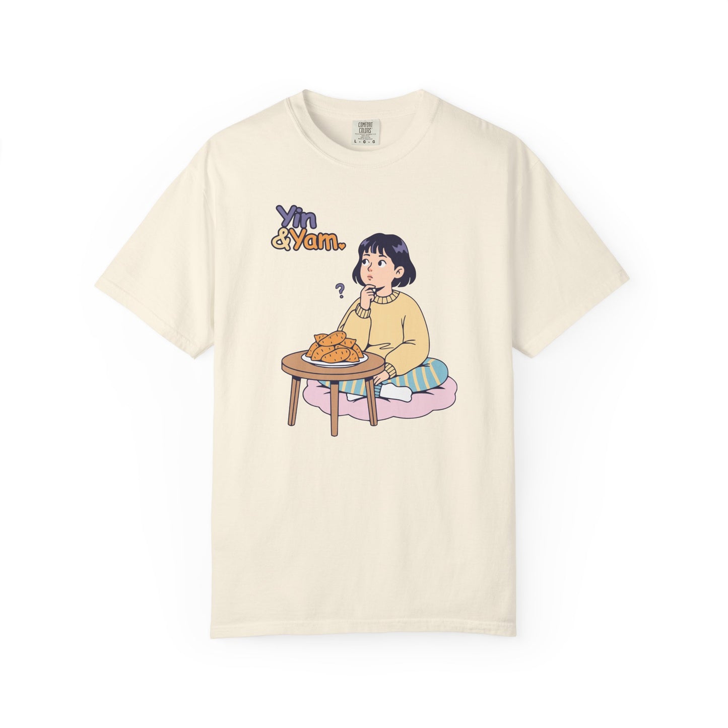 “Yin & Yam” T‑Shirt — Cute Unisex Fun Existential Snack Illustration Tee