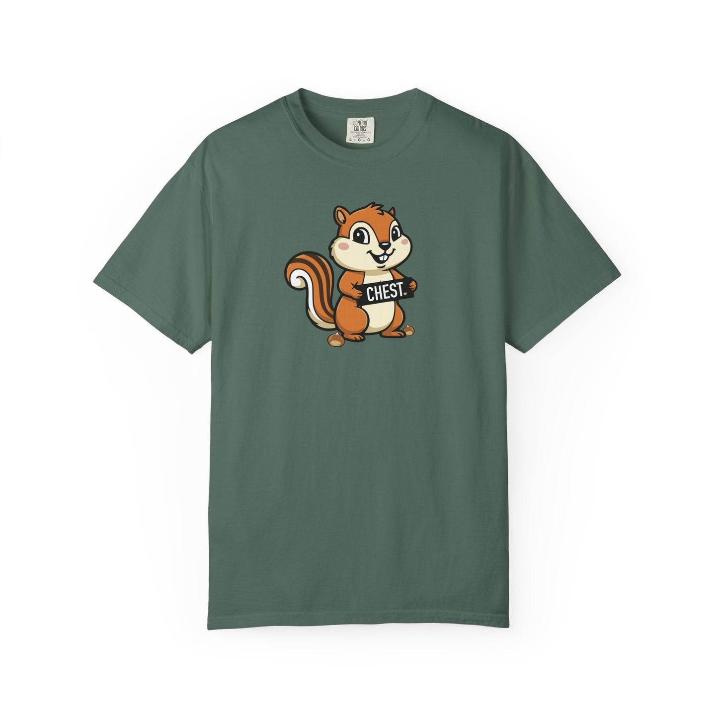 "Chestnuts: Chest" Couples Tee - Chipmunk Censored 'CHEST' Chestnut Graphic T-Shirt