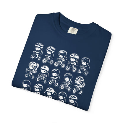 Pedal for the Medal Graphic Tee — Cute Cycling Crew Illustration T-Shirt