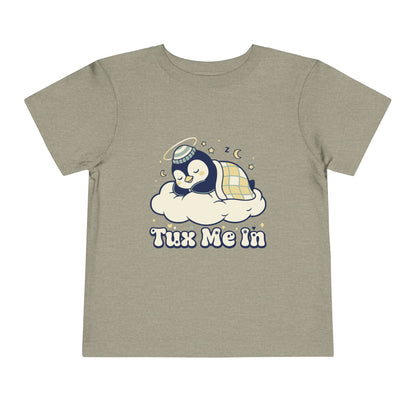 'Tux Me In' Toddler Tee —  Sleepy Penguin Short Sleeve Kids Shirt