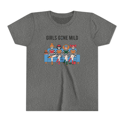 "Girls Gone Mild" Youth Tee – Cute Reading Club Graphic T-Shirt
