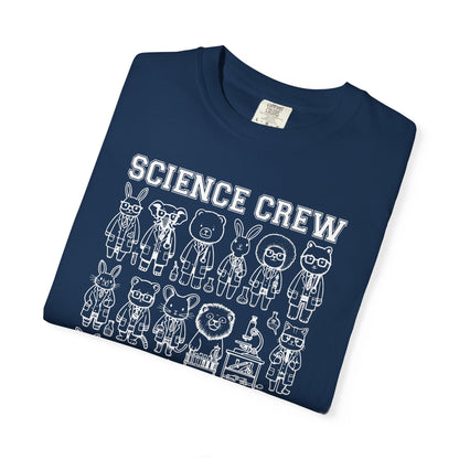 "Science Crew: Class of CO₂" T-Shirt - Cartoon Chemistry Cute Animal Tee