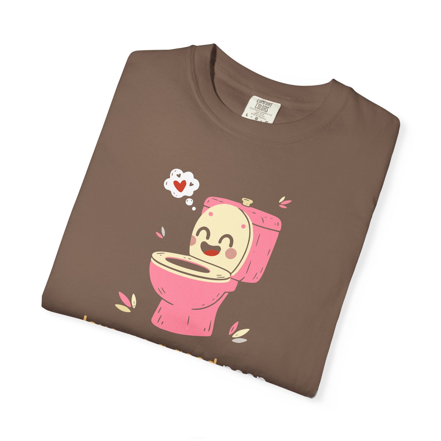"Love Me a Good Poop" Couples Tee - Funny Toilet Bathroom Graphic T-Shirt —