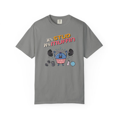 "Stud Muffin" T-Shirt — Cute Funny Gym Cupcake Fitness Design
