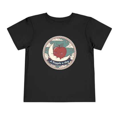 “A Napple a Day” Toddler Tee — Cute Apple Nap Graphic Kids Shirt
