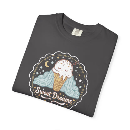 Sweet Dreams Ice Cream T-Shirt — Cute Pastel Dessert Graphic Tee