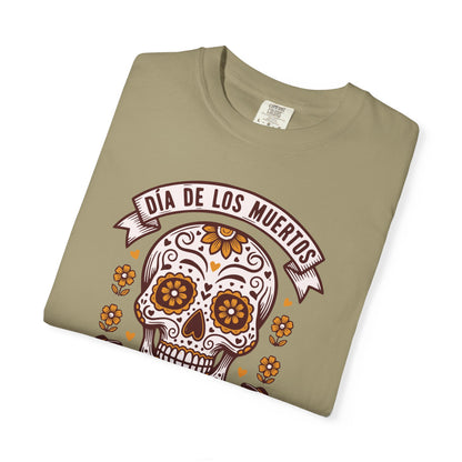 Día de los Muertos Sugar Skull T-Shirt — Floral Calavera Day of the Dead Tee