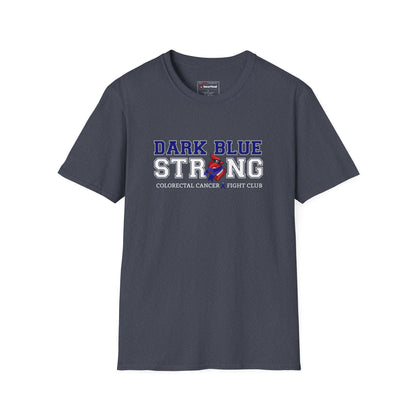 Dark Blue Strong T-Shirt — Colorectal Cancer Awareness Support Tee