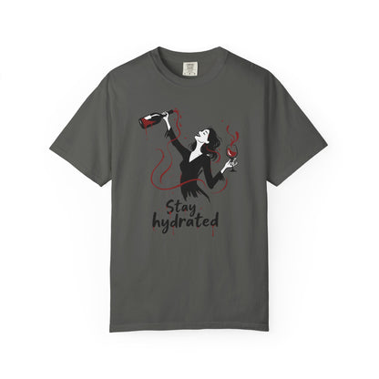 Stay Hydrated Wine T-Shirt — Funny Wine Lover Graphic Tee