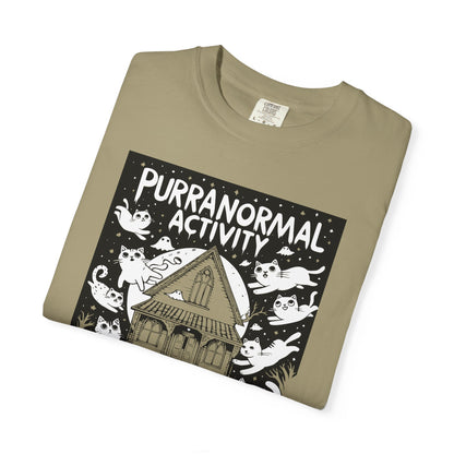 "Purranormal Activity" Cat T-Shirt — Spooky Paranormal Cat Lovers Graphic Tee