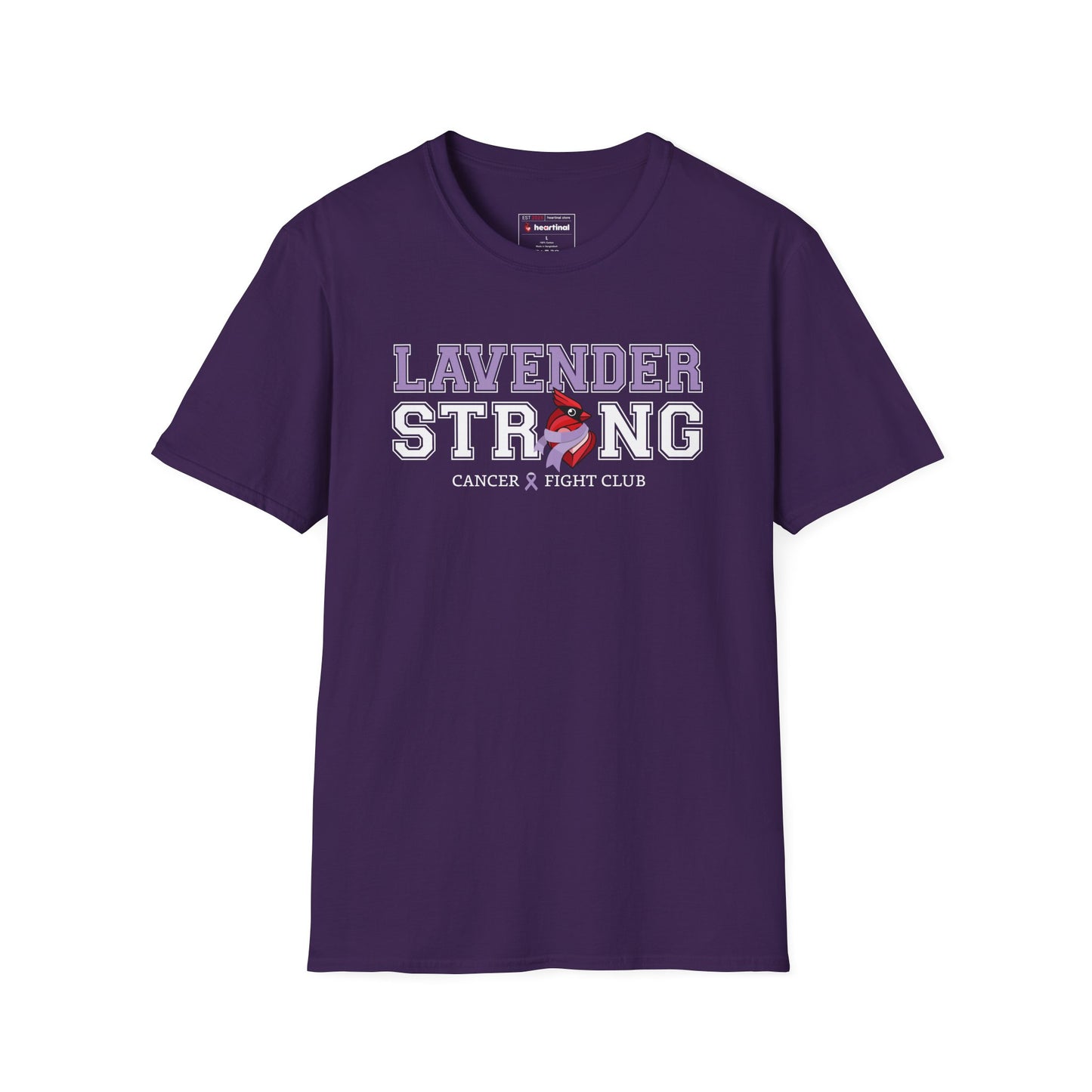 Lavender Strong T‑Shirt – Cancer Fight Club Awareness Tee
