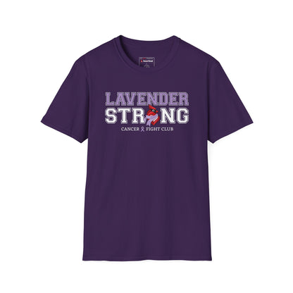 Lavender Strong T‑Shirt – Cancer Fight Club Awareness Tee