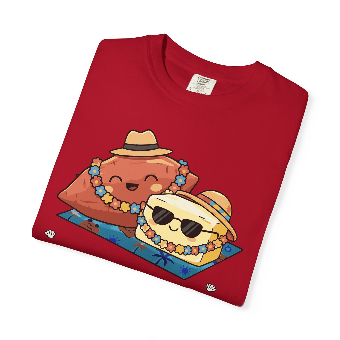"On vacation? I sure yam!" Couples Tee — Cute Yam Butter Summer Vacation Vibes T-Shirt