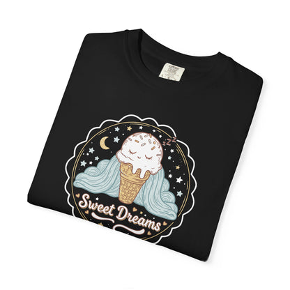 Sweet Dreams Ice Cream T-Shirt — Cute Pastel Dessert Graphic Tee