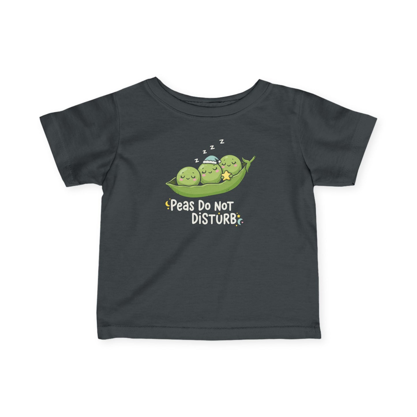 "Peas Do Not Disturb" Infant Tee — Cute Sleeping Peas Baby Shirt