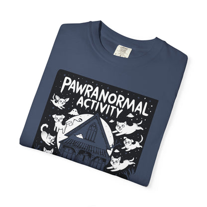"Pawranormal Activity" Dog T-Shirt - Haunted House Fun Graphic Tee