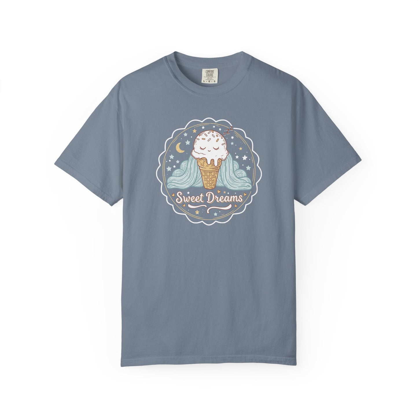 Sweet Dreams Ice Cream T-Shirt — Cute Pastel Dessert Graphic Tee