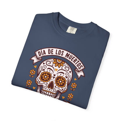 Día de los Muertos Sugar Skull T-Shirt — Floral Calavera Day of the Dead Tee
