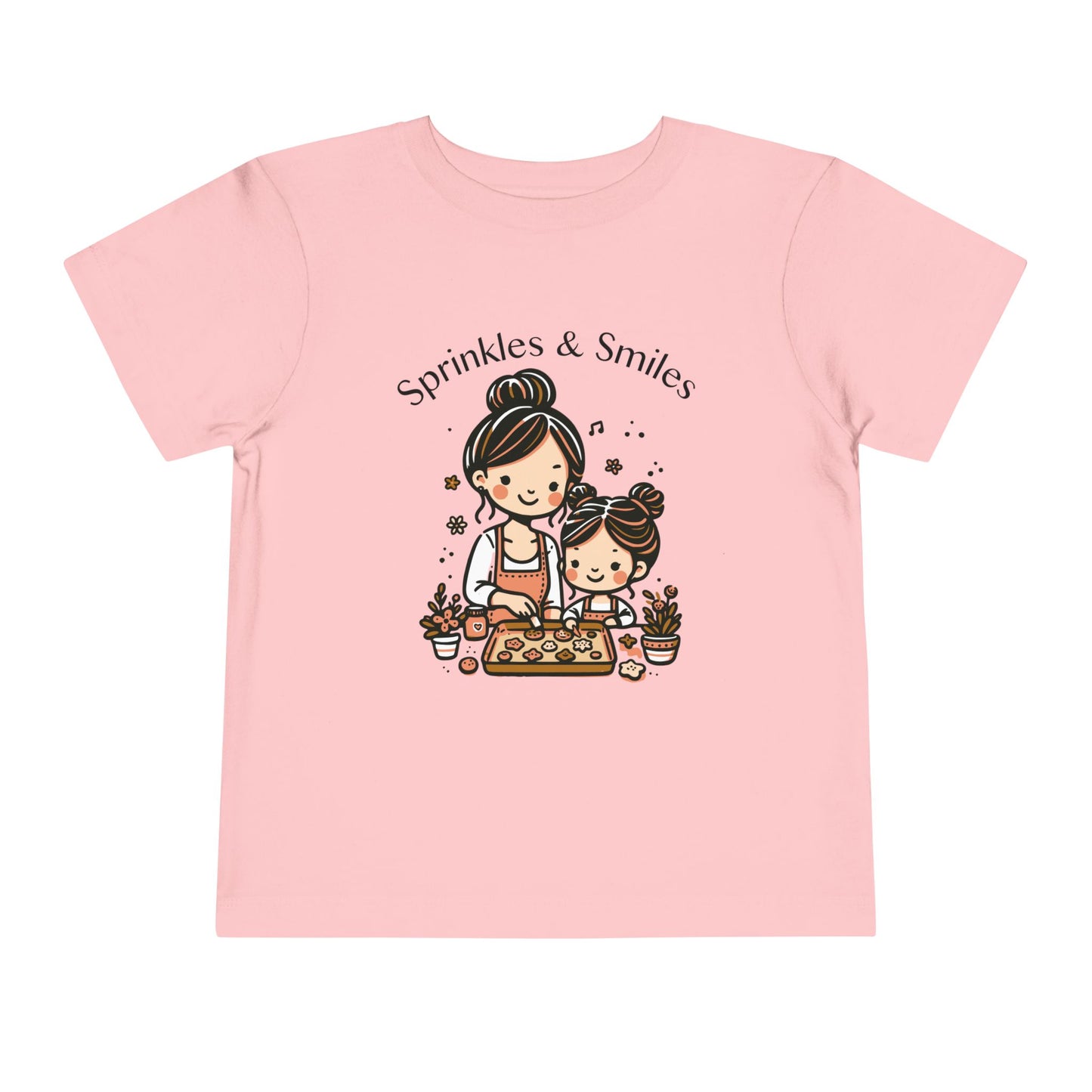 "Sprinkles & Smiles" Toddler Tee —  Mom & Me Baking Graphic Shirt