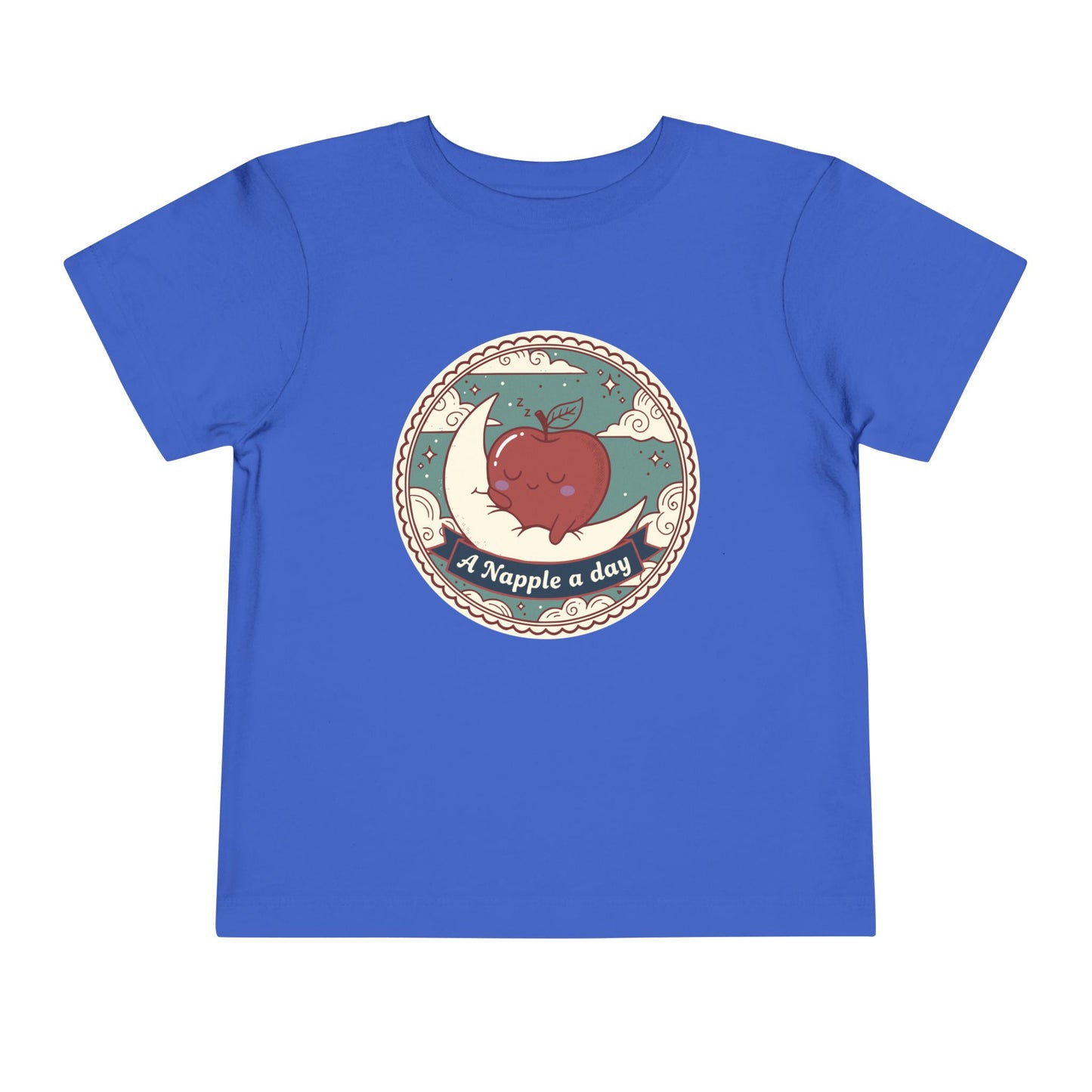“A Napple a Day” Toddler Tee — Cute Apple Nap Graphic Kids Shirt