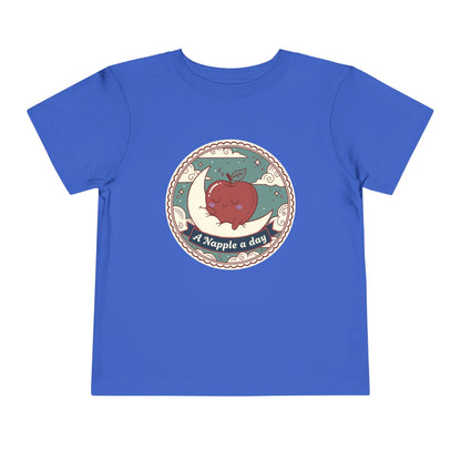 “A Napple a Day” Toddler Tee — Cute Apple Nap Graphic Kids Shirt